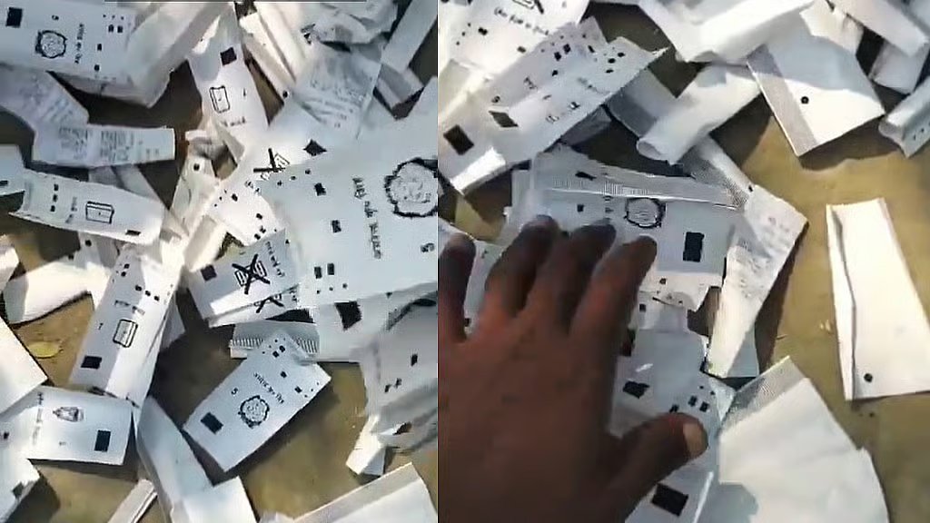 ಸಮಸ್ತಿಪುರ ರಸ್ತೆ ಬದಿ VVPAT ಚೀಟಿಗಳ ರಾಶಿ ಪತ್ತೆ, ಸಹಾಯಕ ಚುನಾವಣಾ ಅಧಿಕಾರಿ ಅಮಾನತು! 