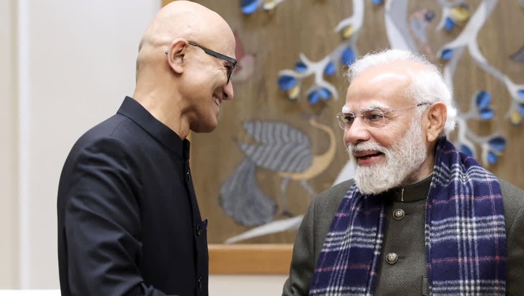 AI ಯುಗದಲ್ಲಿ ಭಾರತದ ಬಗ್ಗೆ ಜಗತ್ತು ಆಶಾವಾದಿಯಾಗಿದೆ: ಮೈಕ್ರೋಸಾಫ್ಟ್‌ನ $17.5 ಶತಕೋಟಿ ಹೂಡಿಕೆ ಸ್ವಾಗತಿಸಿದ ಪ್ರಧಾನಿ