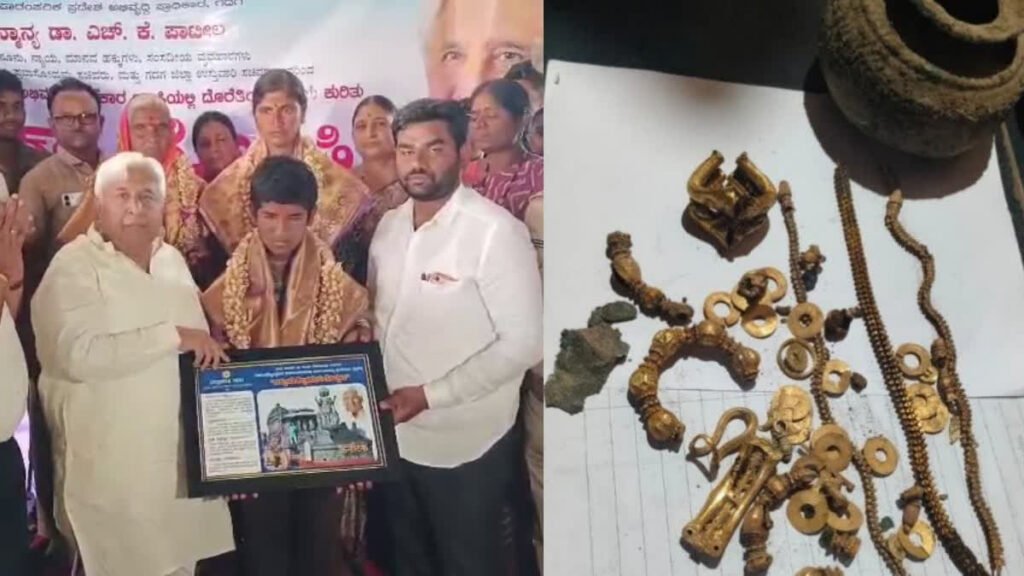 ಸಿಕ್ಕ ನಿಧಿಗಿಂತ ಬಡ ಬಾಲಕನ ಪ್ರಾಮಾಣಿಕತೆಯೇ ದೊಡ್ಡದು: ಸಚಿವ ಹೆಚ್. ಕೆ. ಪಾಟೀಲ್
