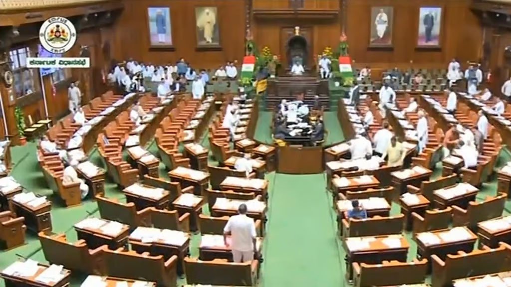 ವಿಬಿ-ಜಿ ರಾಮ್ ಜಿ ಟೀಕಿಸುವ ಜಾಹೀರಾತು ಖಂಡಿಸಿ ಬಿಜೆಪಿ ಸಭಾತ್ಯಾಗ
