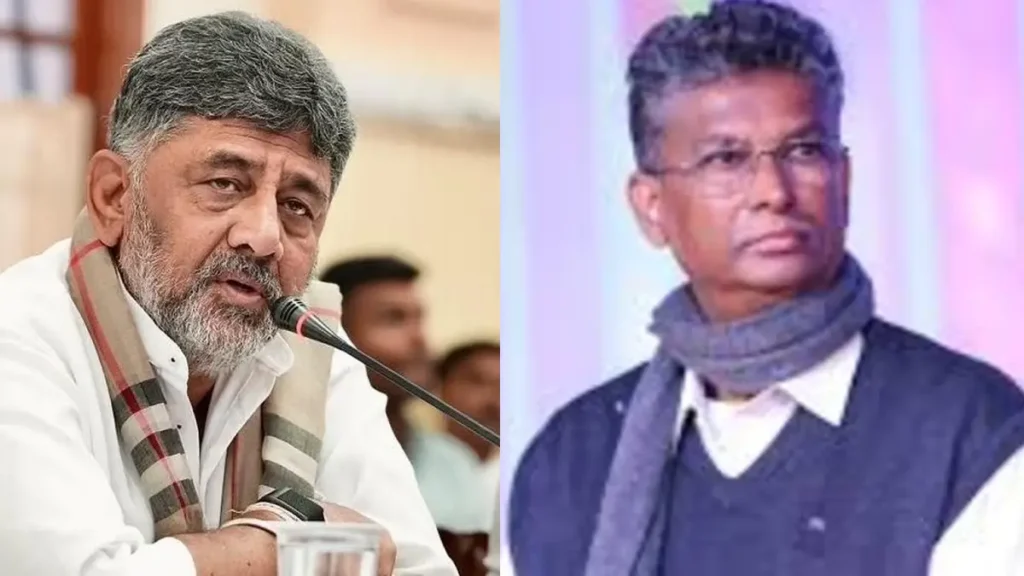 ಸತೀಶ್ ಜಾರಕಿಹೊಳಿ ಬೆನ್ನಿಗೆ ನಿಂತ ಡಿಕೆಶಿ, ದಲಿತ ನಾಯಕರ ಬೆಳವಣಿಗೆ ಸಹಿಸುತ್ತಿಲ್ಲ ಎಂದು ಕೇಂದ್ರ ವಿರುದ್ಧ ಕೆಂಡ ಸತೀಶ್ ಜಾರಕಿಹೊಳಿ DK Shivakumar on ED Raid on Satish Jarkiholi