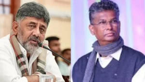 ಸತೀಶ್ ಜಾರಕಿಹೊಳಿ ಬೆನ್ನಿಗೆ ನಿಂತ ಡಿಕೆಶಿ, ದಲಿತ ನಾಯಕರ ಬೆಳವಣಿಗೆ ಸಹಿಸುತ್ತಿಲ್ಲ ಎಂದು ಕೇಂದ್ರ ವಿರುದ್ಧ ಕೆಂಡ ಸತೀಶ್ ಜಾರಕಿಹೊಳಿ DK Shivakumar on ED Raid on Satish Jarkiholi